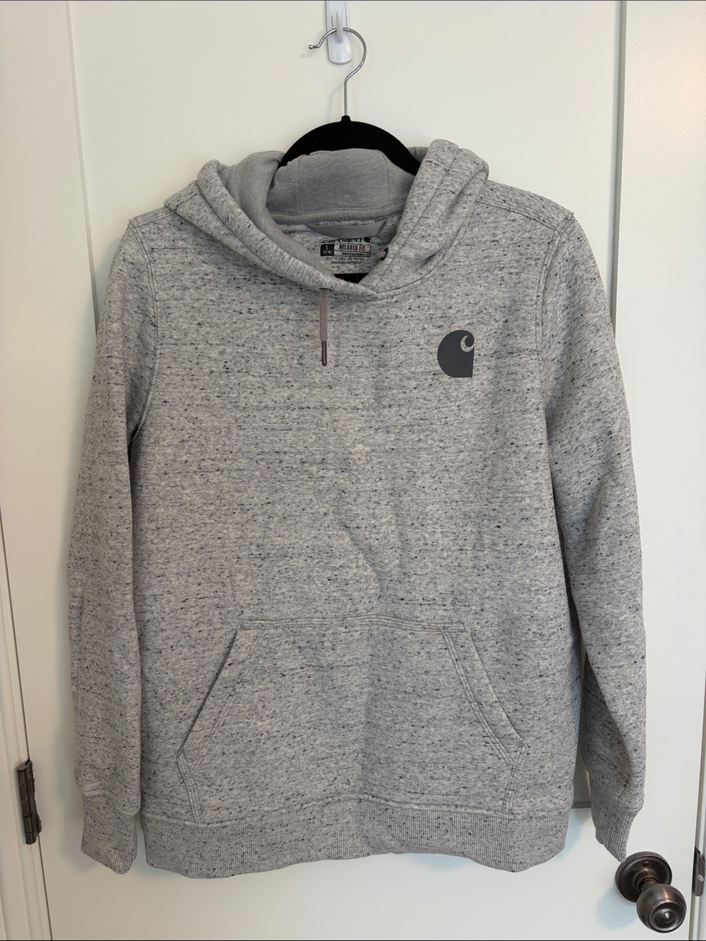 Carhartt Women’s Heather Gray Hoodie Sweatshirt